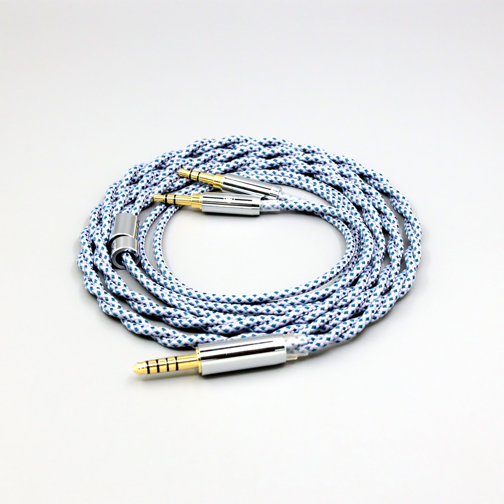 99% Pure Silver Mix Graphene OCC Shielding Earphone Cable For Onkyo A800 Philips Fidelio X3 Kennerton Jord