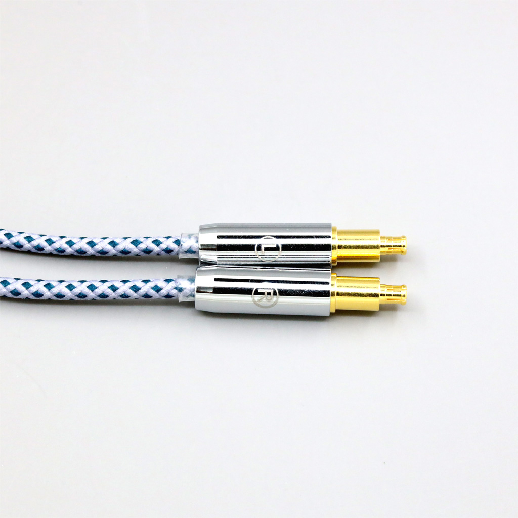 99% Pure Silver Mix Graphene OCC Shielding Earphone Cable For Audio Technica ATH-ADX5000 ATH-MSR7b 770H 990H A2DC
