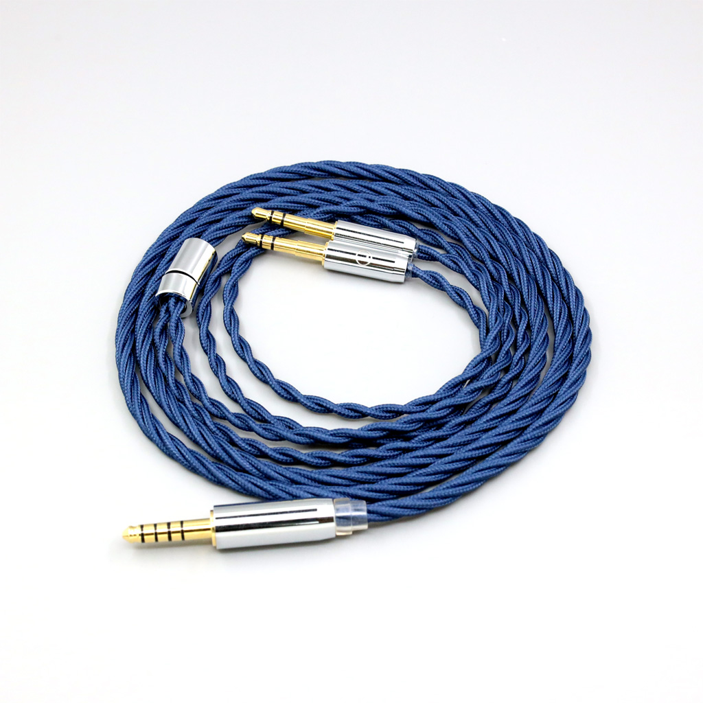 99% Pure Silver Alloy Full Sleeved Earphone Cable For Final Audio D8000 AFDS pro Design Pandora Hope vi Yamaha YH-5000SE