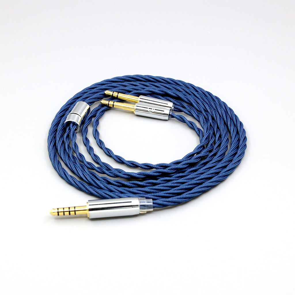 99% Pure Silver Alloy Full Sleeved Earphone Cable For Final Audio D8000 AFDS pro Design Pandora Hope vi Yamaha YH-5000SE