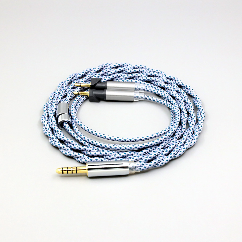 99% Pure Silver Mix Graphene OCC Shielding Earphone Cable For Abyss Diana v2 phi TC X1226lite 1:1 headphone pin