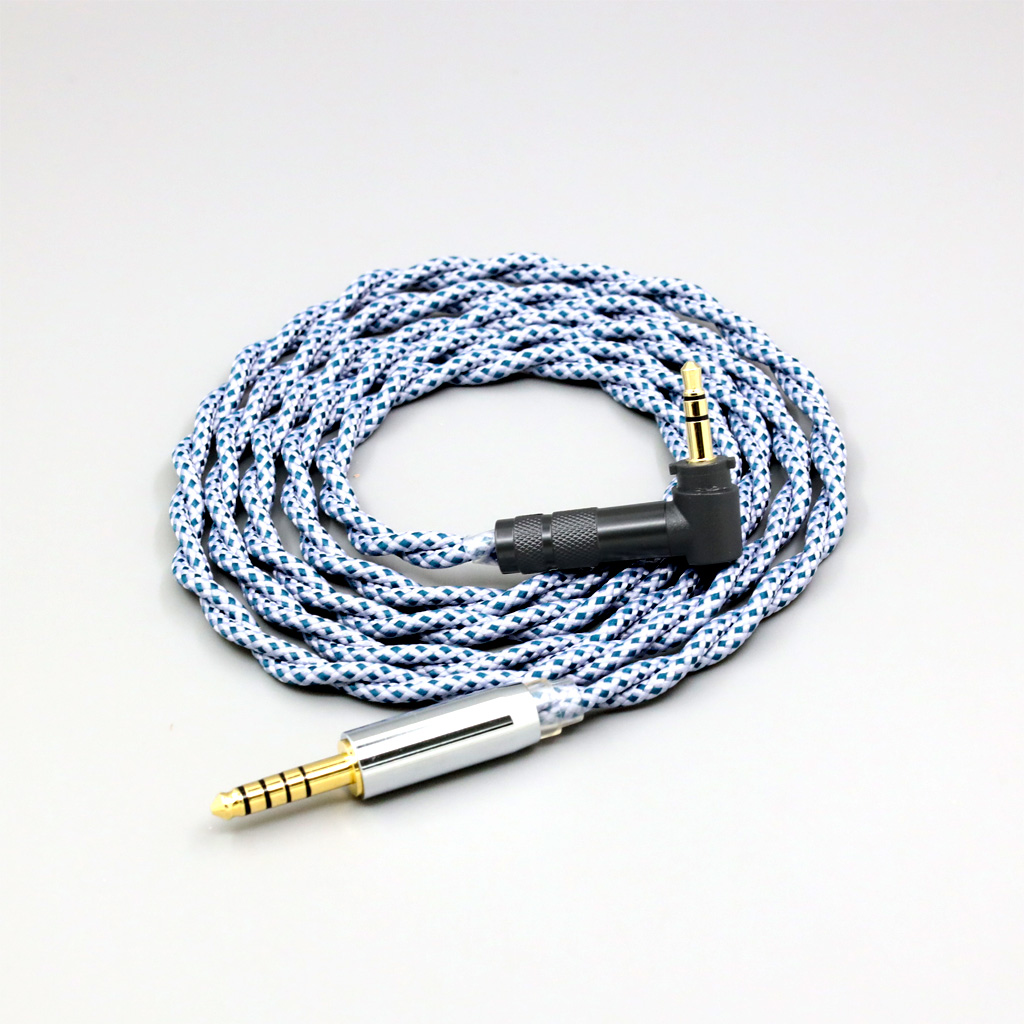 99% Pure Silver Mix Graphene OCC Shielding Earphone Cable For Fostex T50RP Mk3 T40RP Mk2 T20RP Mk2 Dekoni