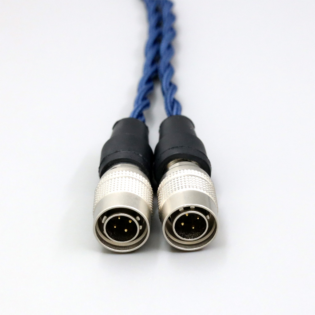 99% Pure Silver OCC Graphene Alloy Full Sleeved Earphone Cable  For Mr Speakers Alpha Dog Ether C Flow Mad Dog AEON