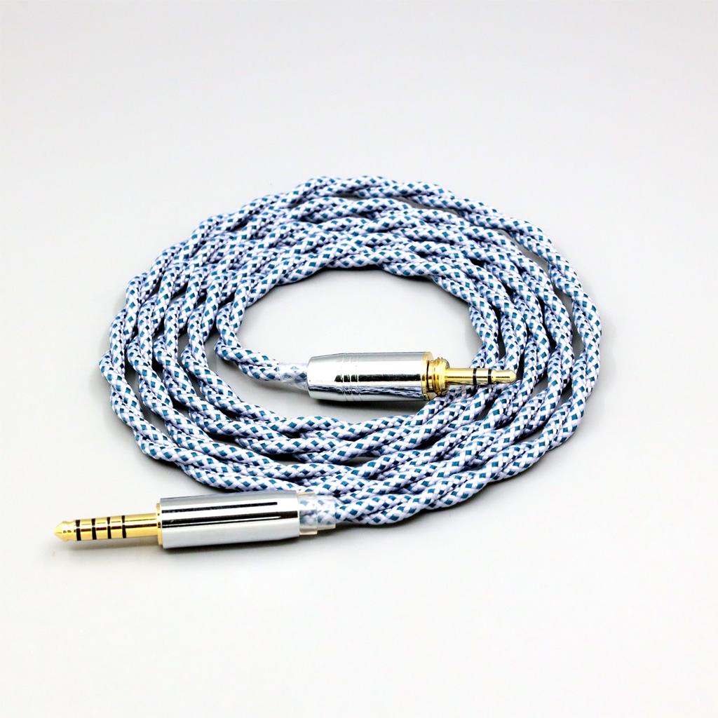 99% Pure Silver Mix Graphene OCC Shielding Earphone Cable For Audio-Technica ATH-pro500mk2 PRO700MK2 PRO5V M50 M50RD Screw