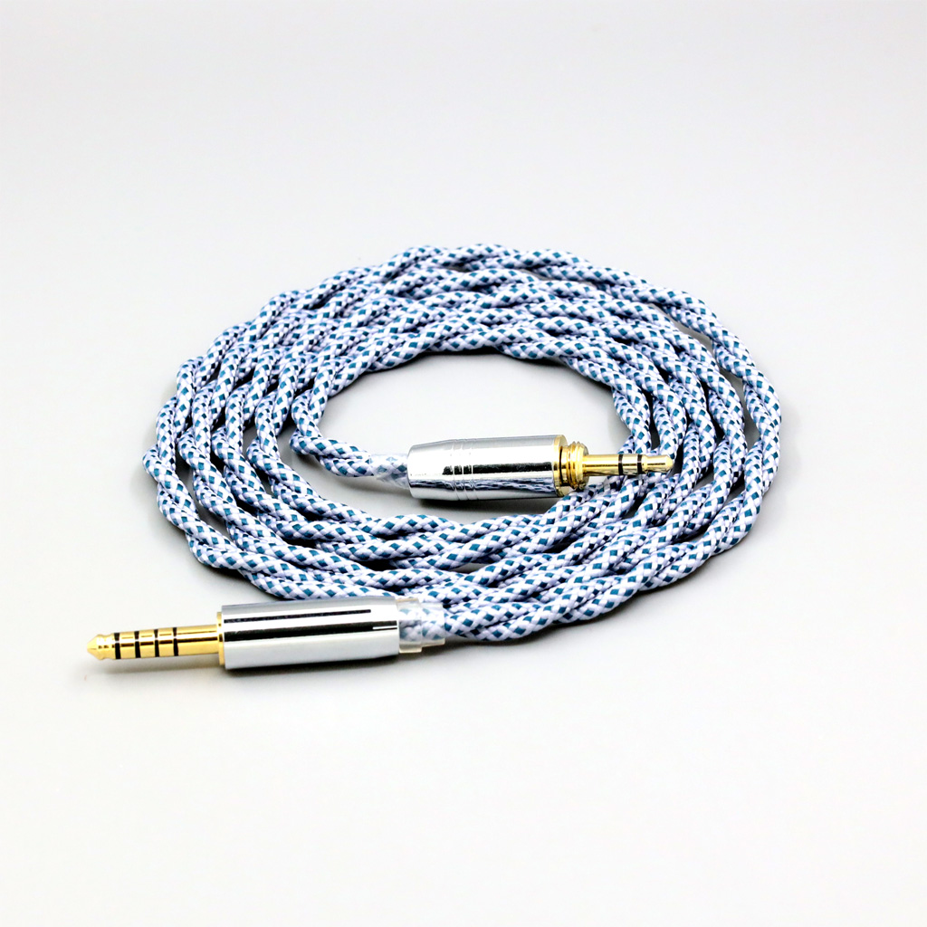 99% Pure Silver Mix Graphene OCC Shielding Earphone Cable For Audio-Technica ATH-pro500mk2 PRO700MK2 PRO5V M50 M50RD Screw