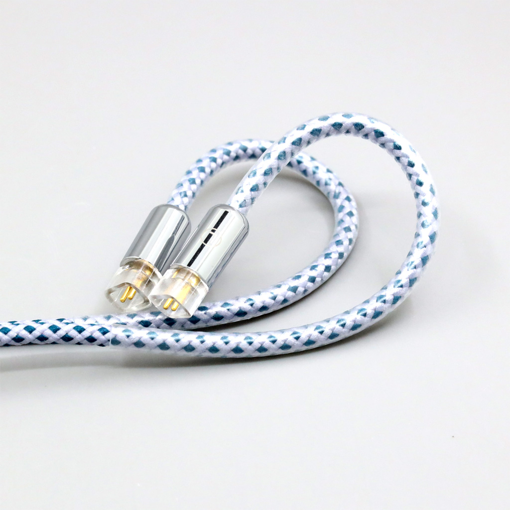 99% Pure Silver Mix Graphene OCC Shielding Earphone Cable For UE Live UE6Pro Lighting SUPERBAX IPX