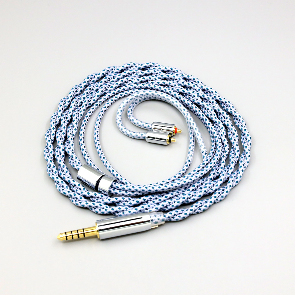 99% Pure Silver Graphene OCC Shielding Earphone Cable For UE Live UE6Pro Lighting SUPERBAX IPX