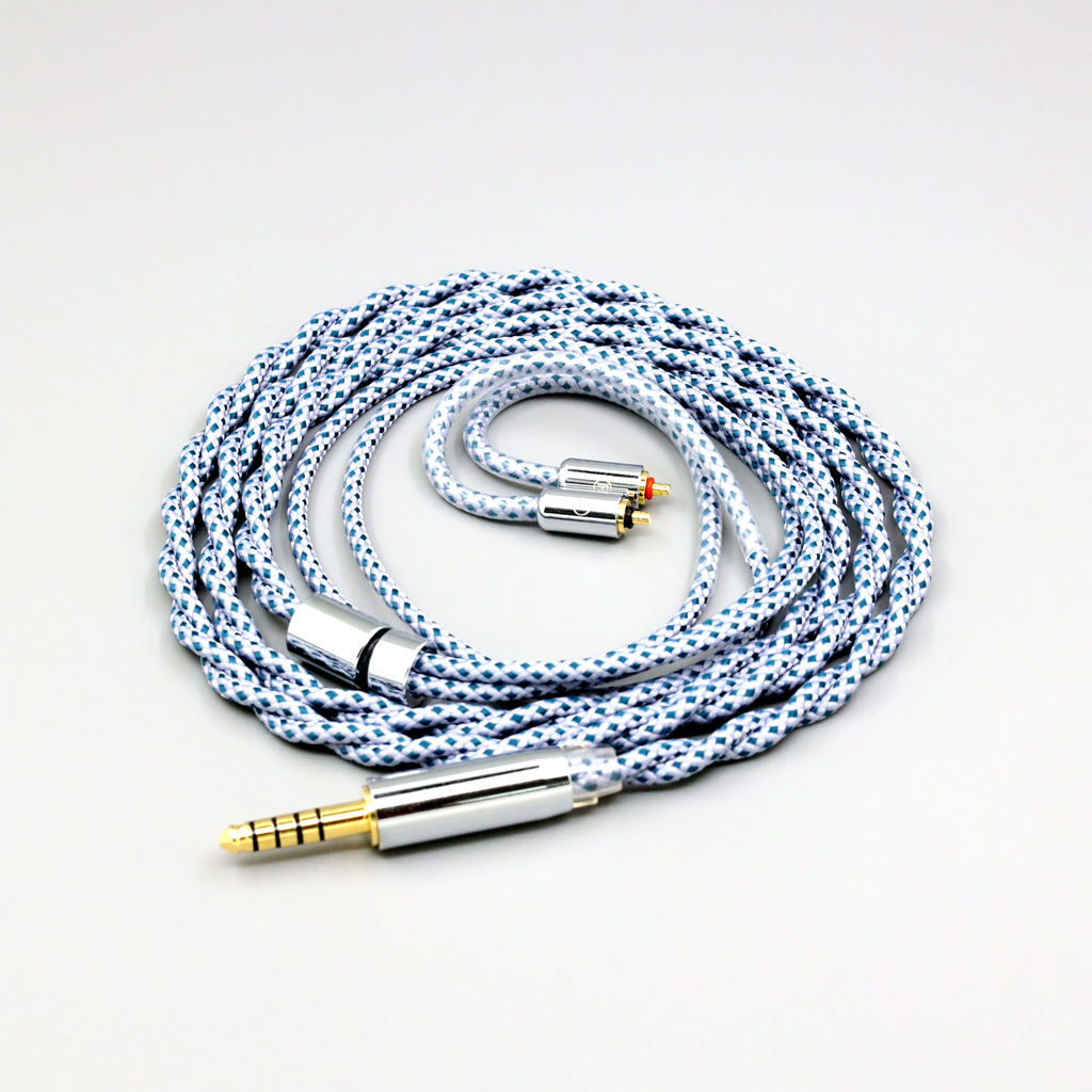99% Pure Silver Graphene OCC Shielding Earphone Cable For UE Live UE6Pro Lighting SUPERBAX IPX