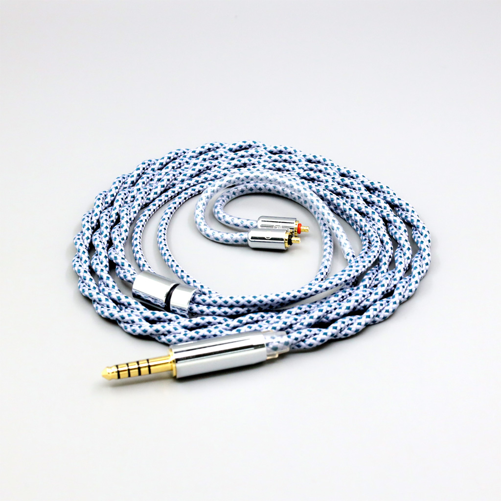 99% Pure Silver Graphene OCC Shielding Earphone Cable For UE Live UE6Pro Lighting SUPERBAX IPX