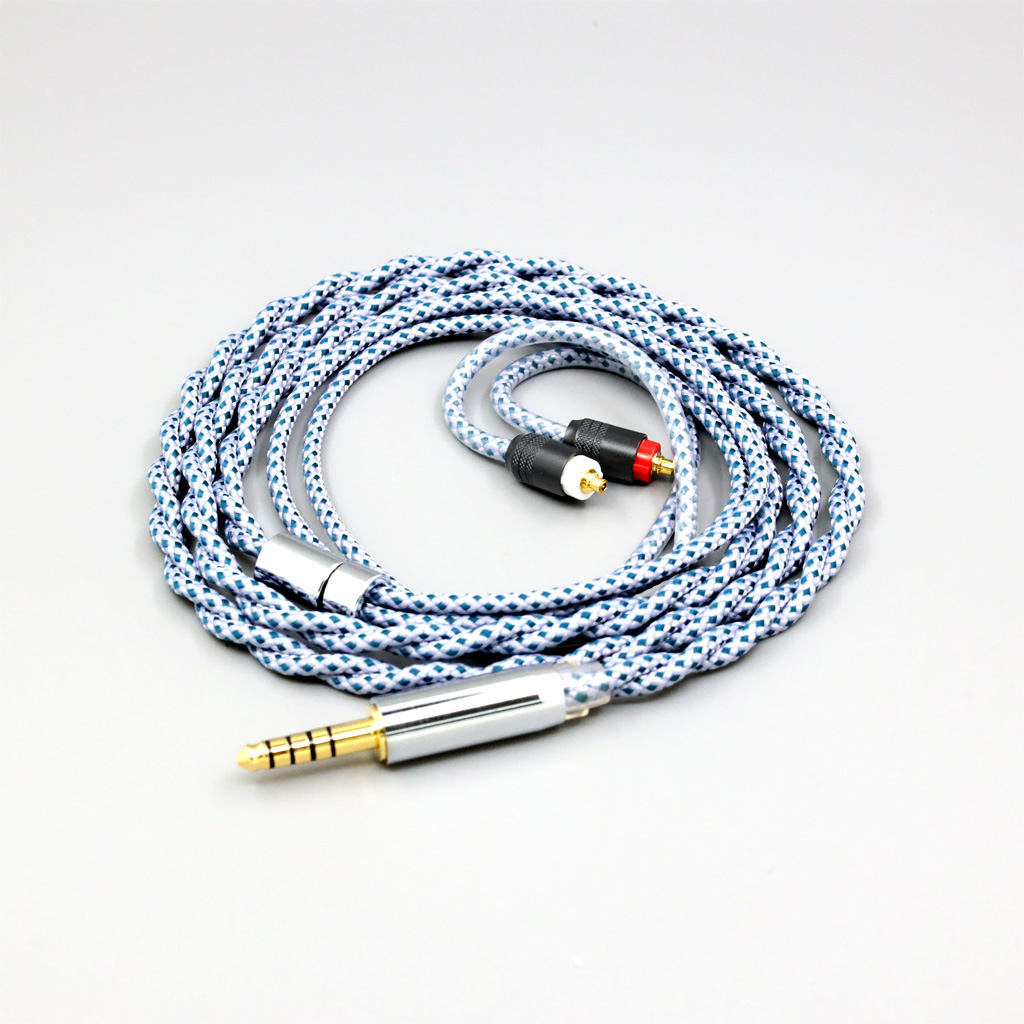 99% Pure Silver Mix Graphene OCC Shielding Earphone Cable For Sony XBA-H2 XBA-H3 xba-A3 xba-A2