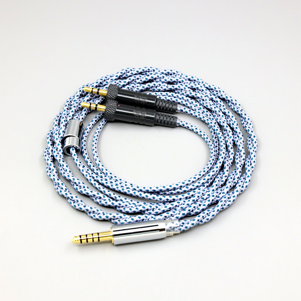 99% Pure Silver Mix Graphene OCC Shielding Earphone Cable For Sony MDR-Z1R MDR-Z7 MDR-Z7M2 With Screw To Fix