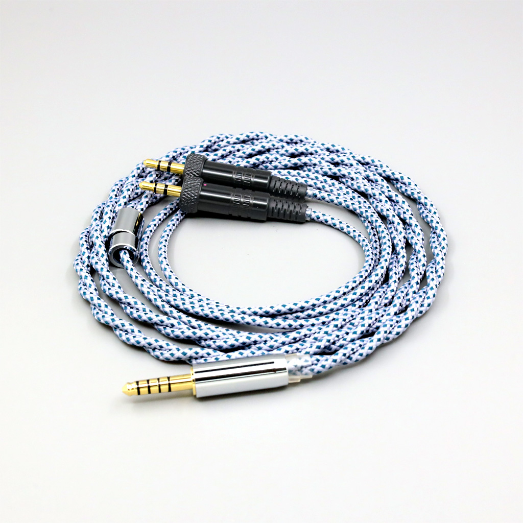 99% Pure Silver Mix Graphene OCC Shielding Earphone Cable For Sony MDR-Z1R MDR-Z7 MDR-Z7M2 With Screw To Fix