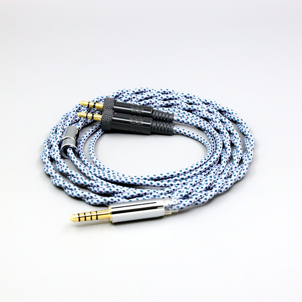 99% Pure Silver Mix Graphene OCC Shielding Earphone Cable For Sony MDR-Z1R MDR-Z7 MDR-Z7M2 With Screw To Fix