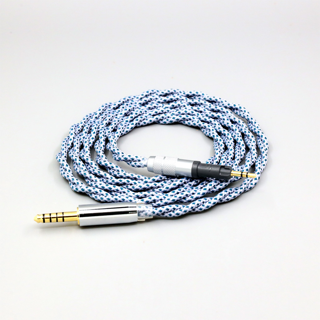 99% Pure Silver Mix Graphene OCC Shielding Earphone Cable For Audio Technica ATH-M50x ATH-M40x ATH-M70x ATH-M60x