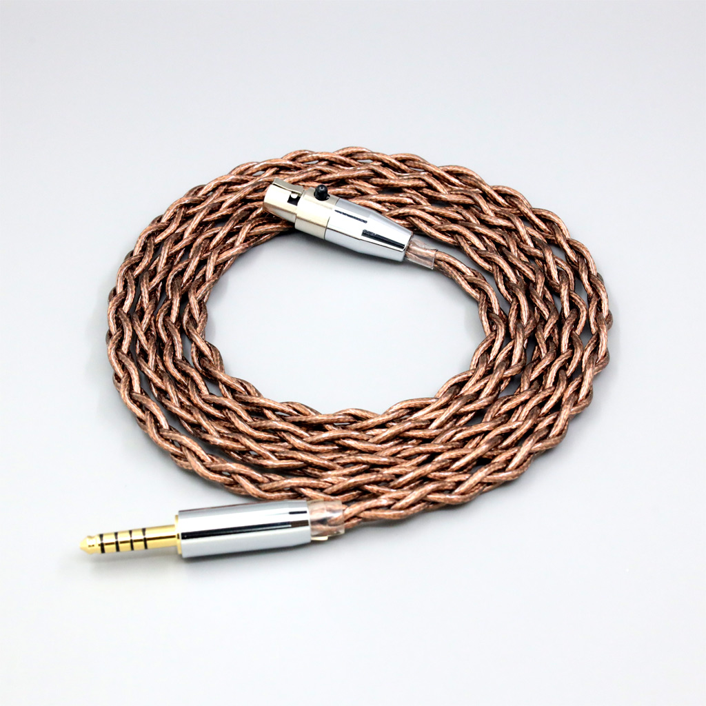 99% 24k Gold 7n Pure Silver Earphone Cable For AKG K371BT Beyerdynamic DT177x GO Pioneer HDJ-X10 Sennheiser HD490 Pro