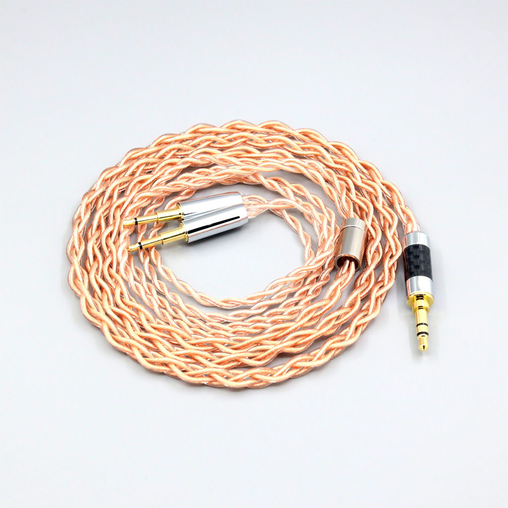 4 Core 1.7mm Litz HiFi-OFC Earphone Braided Cable For Sennheiser HD477 HD497 HD212 PRO EH250 EH350 2.5mm pin