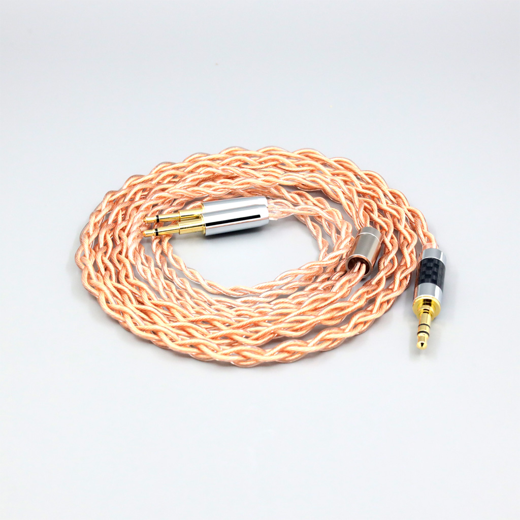 4 Core 1.7mm Litz HiFi-OFC Earphone Braided Cable For Sennheiser HD477 HD497 HD212 PRO EH250 EH350 2.5mm pin