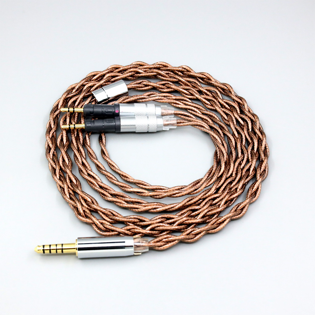 99% 24k Gold 7n Pure Silver Graphene Shield Earphone Cable For Audio-Technica ATH-R70X headphone
