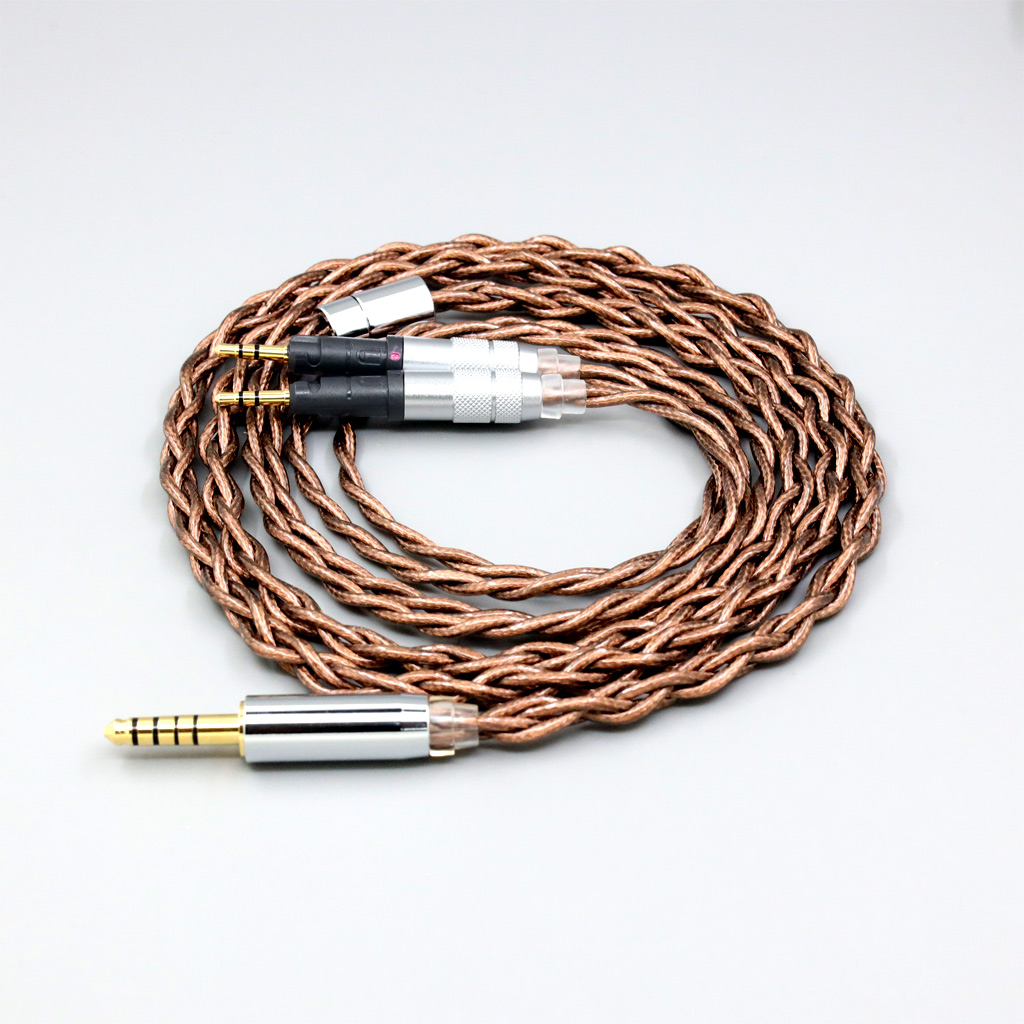 99% 24k Gold 7n Pure Silver Graphene Shield Earphone Cable For Audio-Technica ATH-R70X headphone