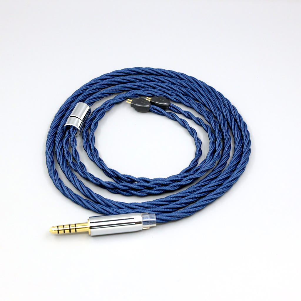 99% Pure Silver OCC Graphene Alloy Full Sleeved Earphone Cable For HiFiMan RE2000 Topology Diaphragm Dynamic Driver