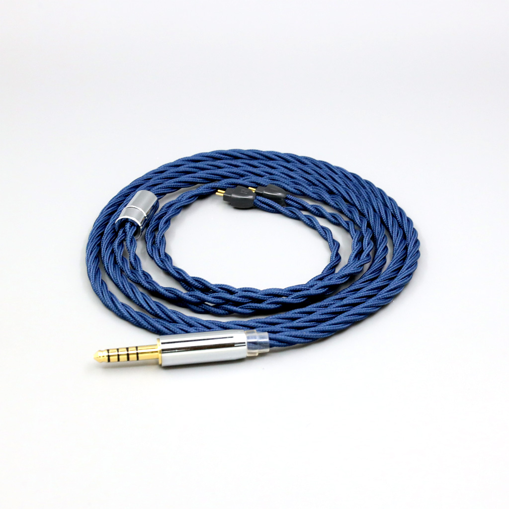 99% Pure Silver OCC Graphene Alloy Full Sleeved Earphone Cable For HiFiMan RE2000 Topology Diaphragm Dynamic Driver