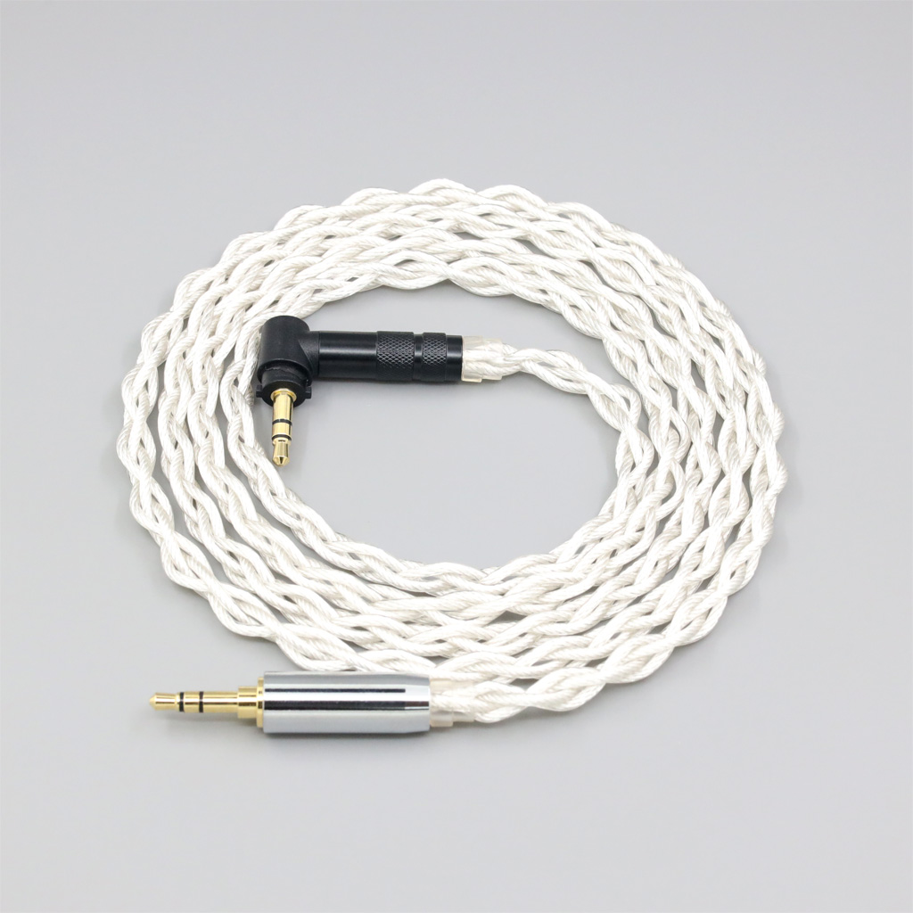 Graphene 7N OCC Silver Plated Type2 Earphone Cable For Fostex T50RP Mk3 T40RP Mk2 T20RP Mk2 Dekoni Audio Headphone