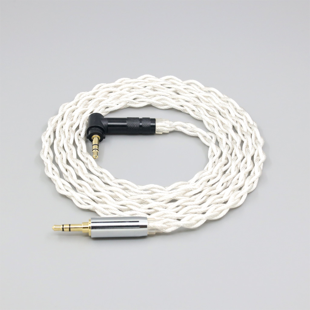 Graphene 7N OCC Silver Plated Type2 Earphone Cable For Fostex T50RP Mk3 T40RP Mk2 T20RP Mk2 Dekoni Audio Headphone