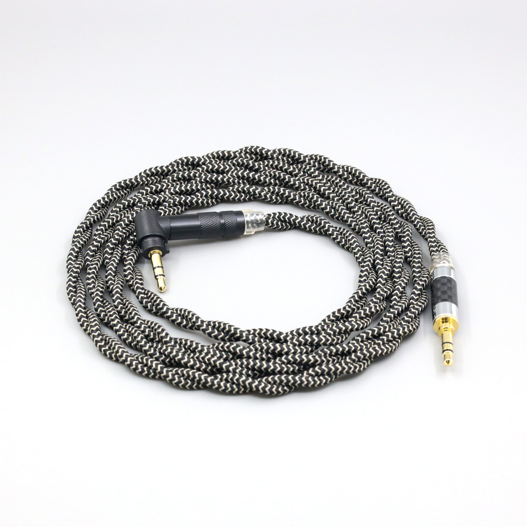 2 Core 2.8mm Litz OFC Earphone Shield Braided Sleeve Cable For Fostex T50RP Mk3 T40RP Mk2 T20RP Mk2 Dekoni Audio Headphone