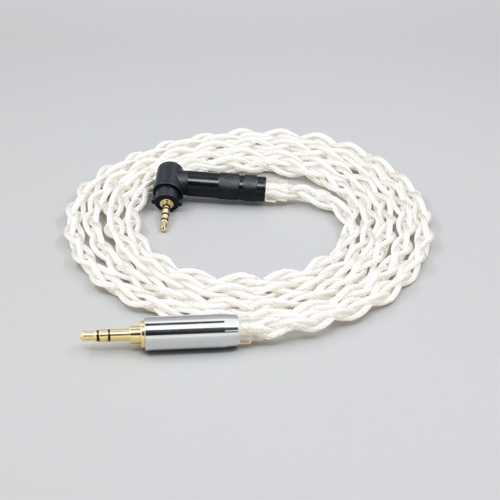 Graphene 7N OCC Silver Plated Type2 Earphone Cable For Fostex T50RP 50TH Anniversary RP Stereo Headphone