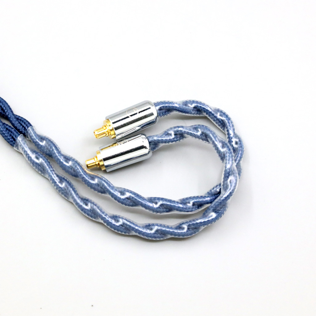 99% Pure Silver OCC Graphene Alloy Full Sleeved Earphone Cable For Dunu T5 Titan 3 T3 (Increase Length MMCX) 4 cores 1.8