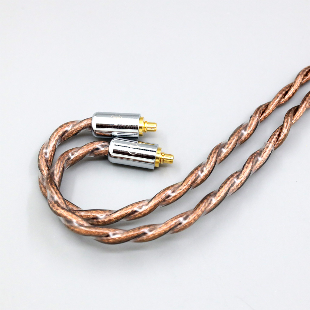 99% 24k Gold 7n Pure Silver Graphene Shield Earphone Cable For Dunu T5 Titan 3 T3 (Increase Length MMCX) 4 cores 1.8