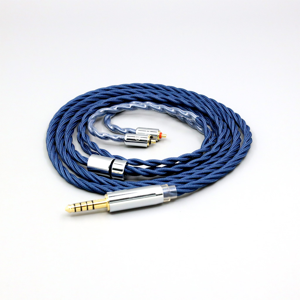 99% Pure Silver OCC Graphene Alloy Full Sleeved Earphone Cable For UE Live UE6Pro Lighting SUPERBAX IPX