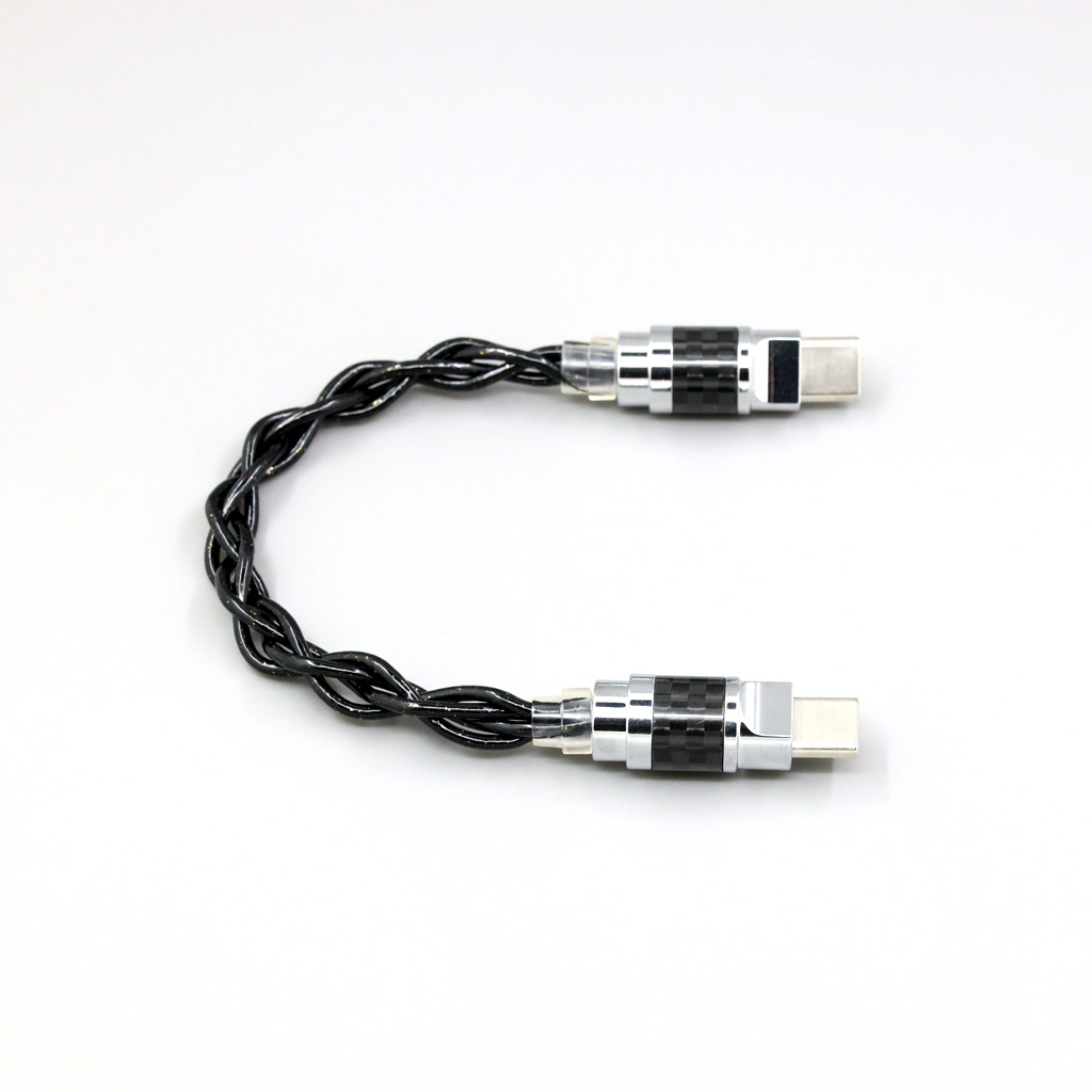 OTG USB-C Type C Male To Male 99% Pure Silver Graphene Cable For ONIX Alpha XI1 mobilephone little tail decoder