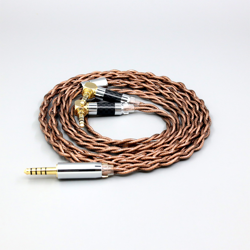 99% 24k Gold 7n Pure Silver Graphene Shield Earphone Cable For Verum 1 One Headphone Headset L Shape 3.5mm Pin