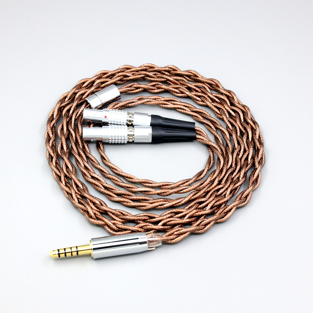 99% 24k Gold 7n Pure Silver Graphene Shield Earphone Cable For Focal Utopia Fidelity Circumaural Headphone