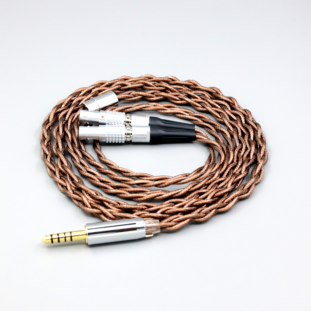 99% 24k Gold 7n Pure Silver Graphene Shield Earphone Cable For Focal Utopia Fidelity Circumaural Headphone