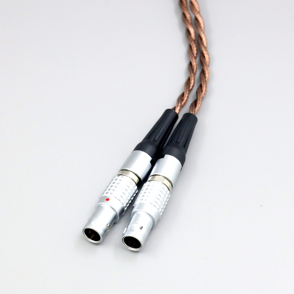 99% 24k Gold 7n Pure Silver Graphene Shield Earphone Cable For Focal Utopia Fidelity Circumaural Headphone
