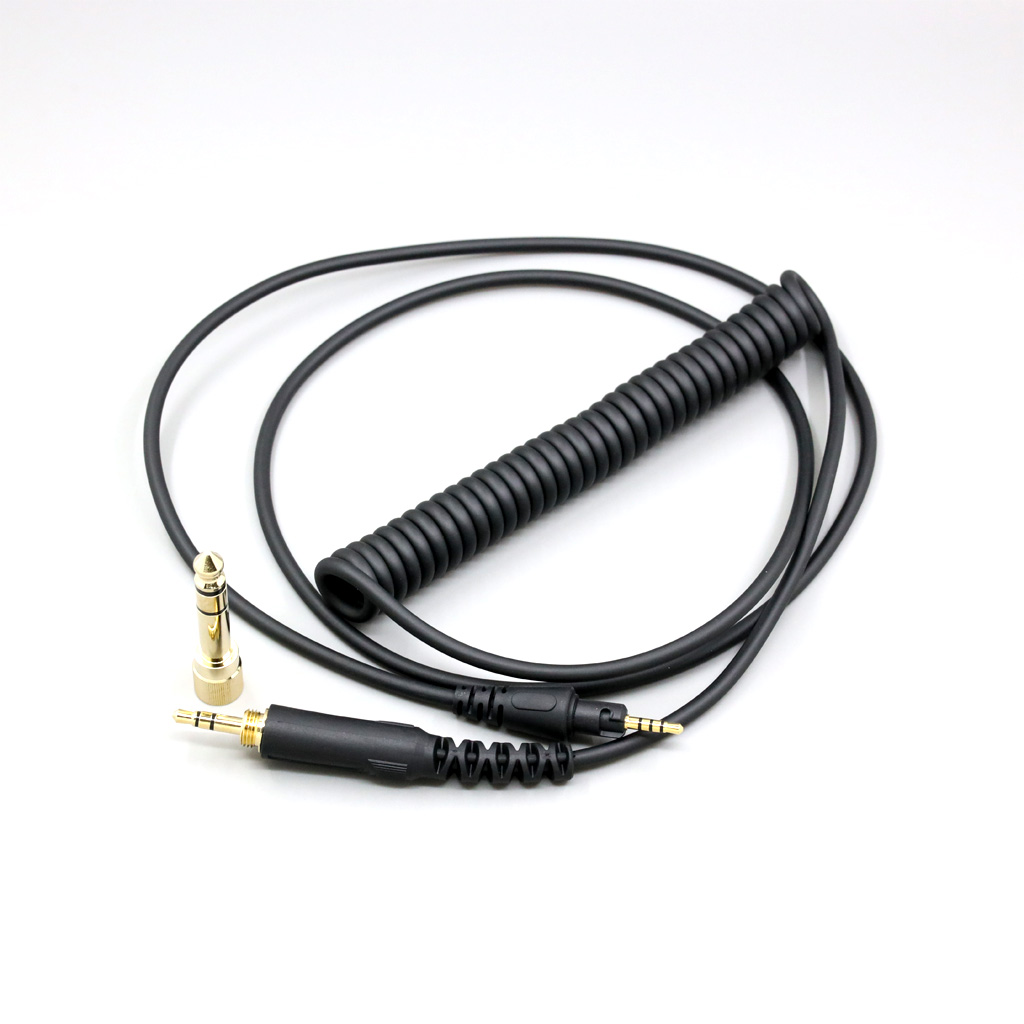 100pcs Black Replacement Spring telescopic 3.5mm Cable for Pioneer HDJ-X5 HDJ-X5BT HDJ-X7 HDJ-S7 HDJ-CX HDJ-Cue1 HDJ-Cue1BT