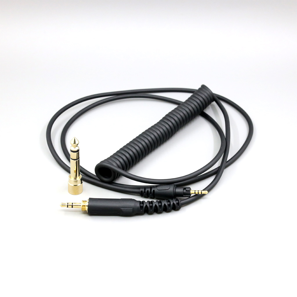 100pcs Black Replacement Spring telescopic 3.5mm Cable for Pioneer HDJ-X5 HDJ-X5BT HDJ-X7 HDJ-S7 HDJ-CX HDJ-Cue1 HDJ-Cue1BT