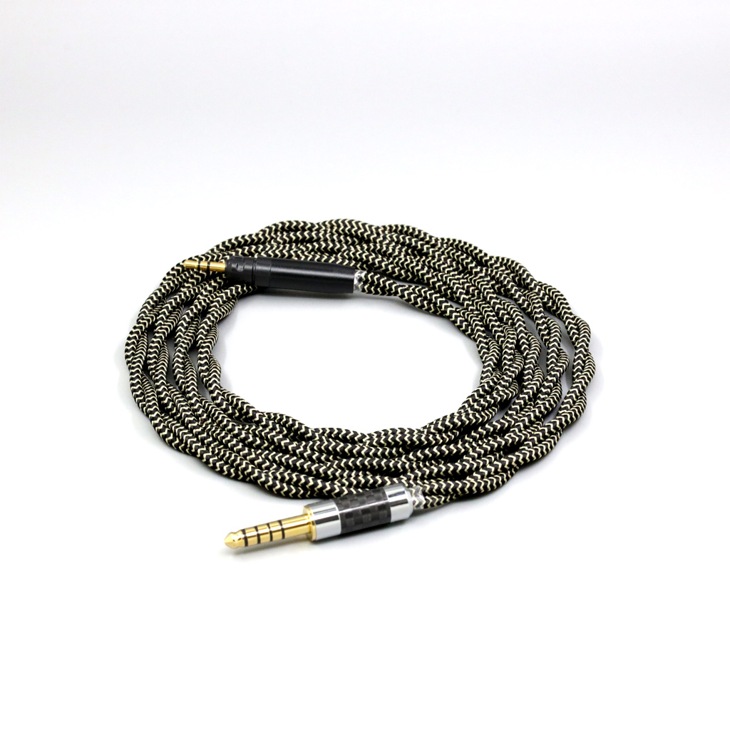 2 Core 2.8mm Litz OFC Earphone Braided Sleeve Cable For Ultrasone Performance 820 880 Signature MASTER MkII DXP PRO Headphone