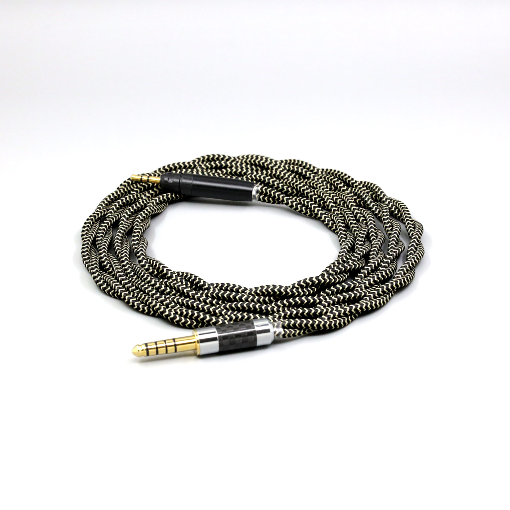 2 Core 2.8mm Litz OFC Earphone Braided Sleeve Cable For Ultrasone Performance 820 880 Signature MASTER MkII DXP PRO Headphone
