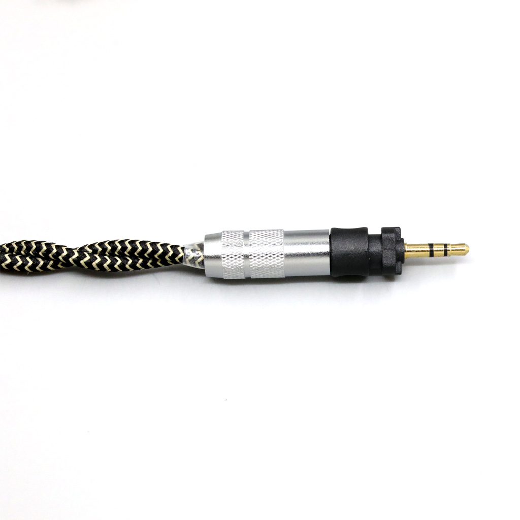 2 Core 2.8mm Litz OFC Earphone Braided Sleeve Cable For Shure SRH840 SRH940 SRH440 SRH750DJ Philips SHP9000 SHP8900 Headphone