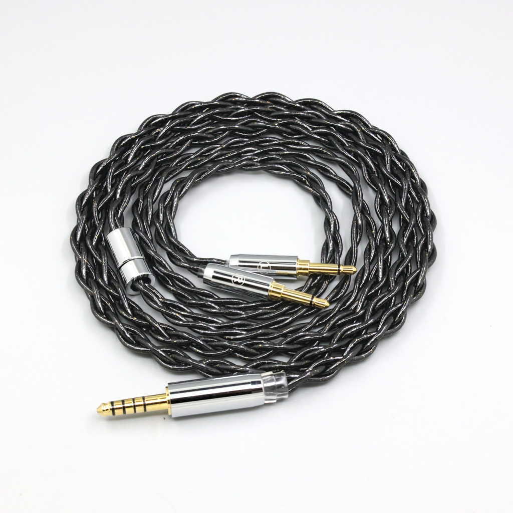 99% Pure Silver Palladium Graphene Floating Gold Cable For Hifiman Sundara Ananda HE1000se HE6se he400se Arya He-35x