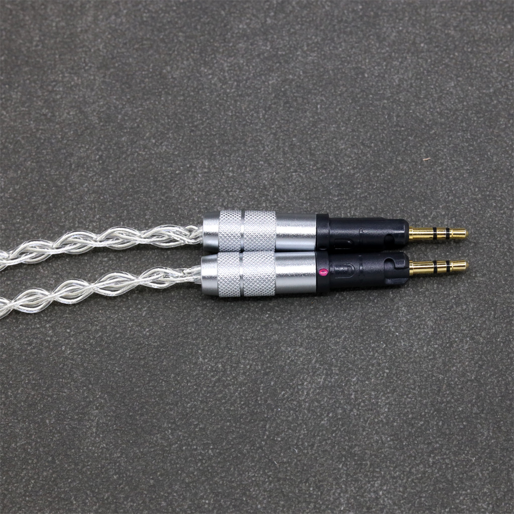 99% Pure Silver 8 Core Headphone Earphone Cable For Audio-Technica ATH-R70X headphone Earphone