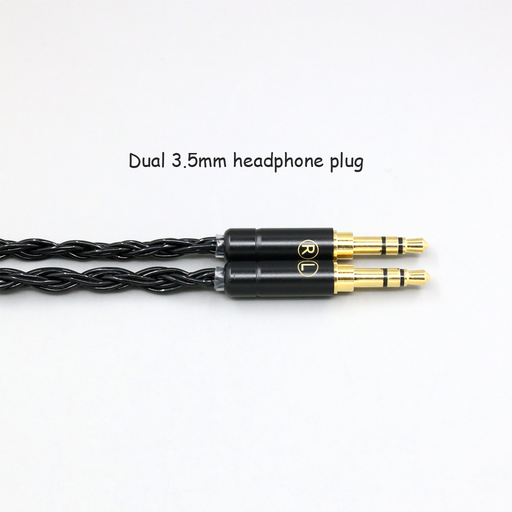 16 Core Black Braided Earphone Cable For Hifiman Sundara Ananda HE1000se HE6se DEVA Pro Planar Magnetic he400se Arya He-35x Edition XS