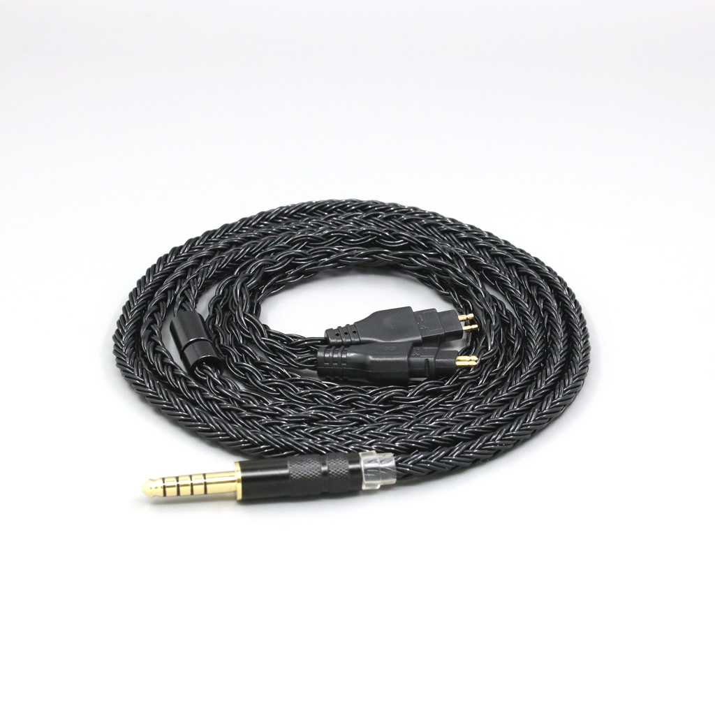 16 Core Black OCC Earphone Cable For Sennheiser HD580 HD600 HD650 HDxxx HD660S HD58x HD6xx Headphone