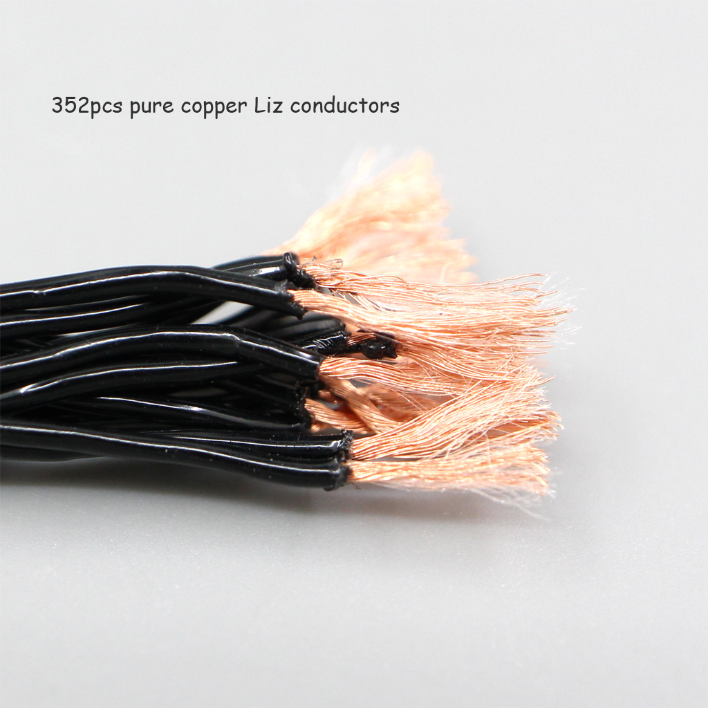 16 Core Black Braided Earphone Cable For Hifiman Sundara Ananda HE1000se HE6se DEVA Pro Planar Magnetic he400se Arya He-35x Edition XS