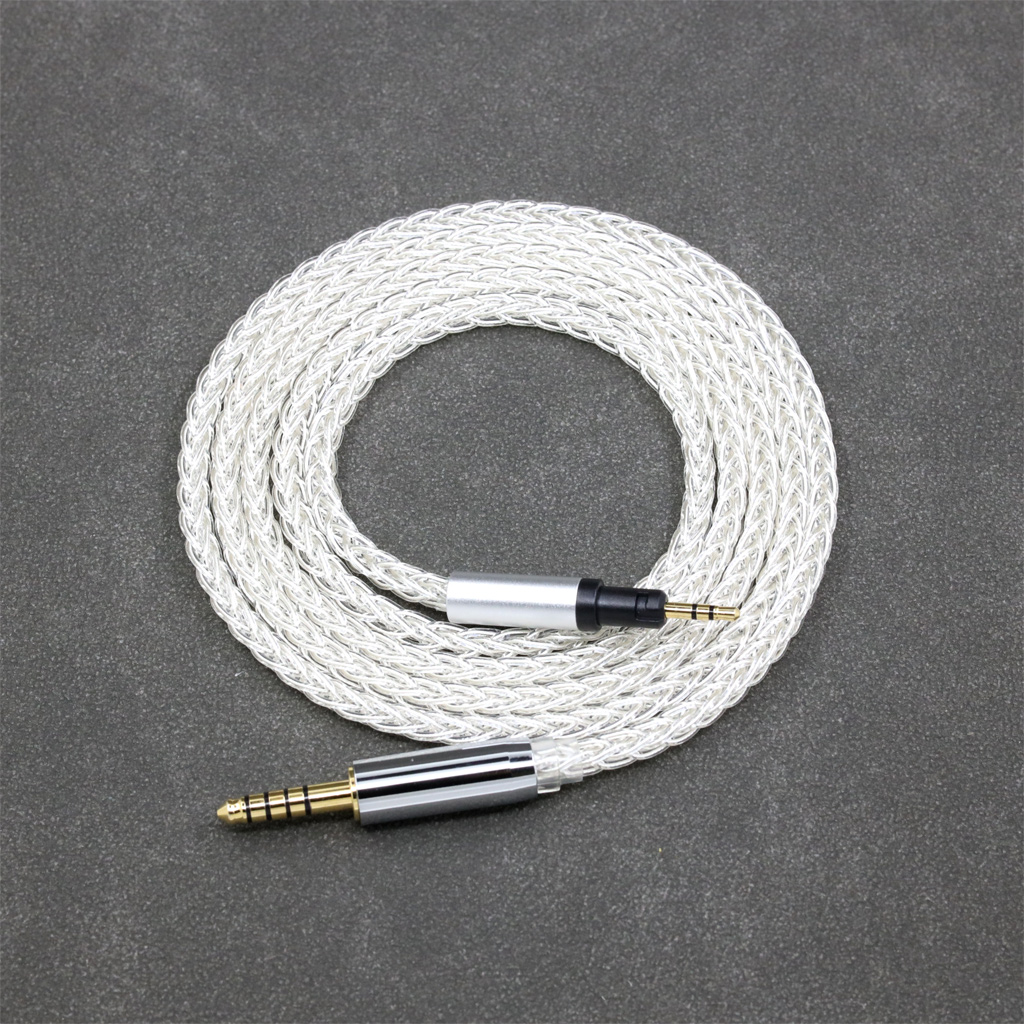 8 Core 99% 7n Pure Silver Palladium Earphone Cable For Austrian Audio Hi-X15 Hi-X65 Hi-X50 X55 Headphones