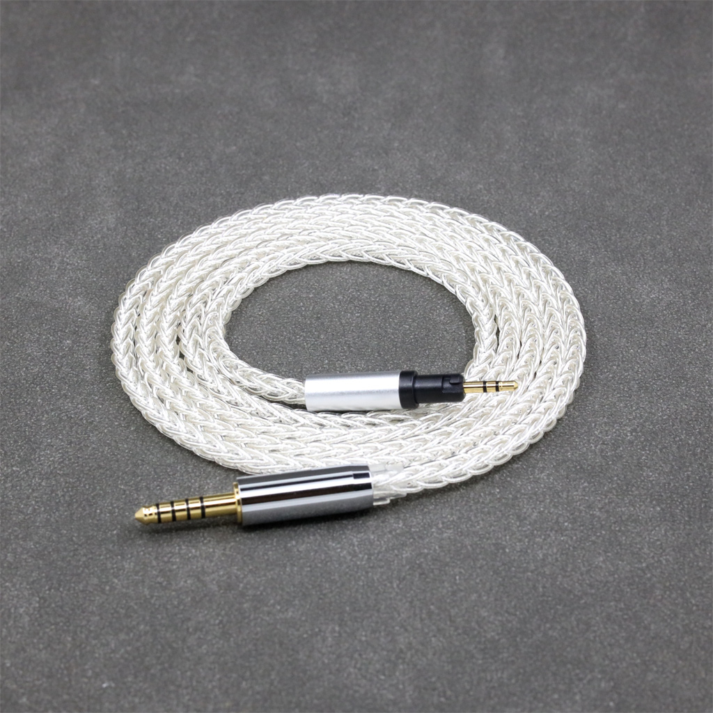 8 Core 99% 7n Pure Silver Palladium Earphone Cable For Austrian Audio Hi-X15 Hi-X65 Hi-X50 X55 Headphones