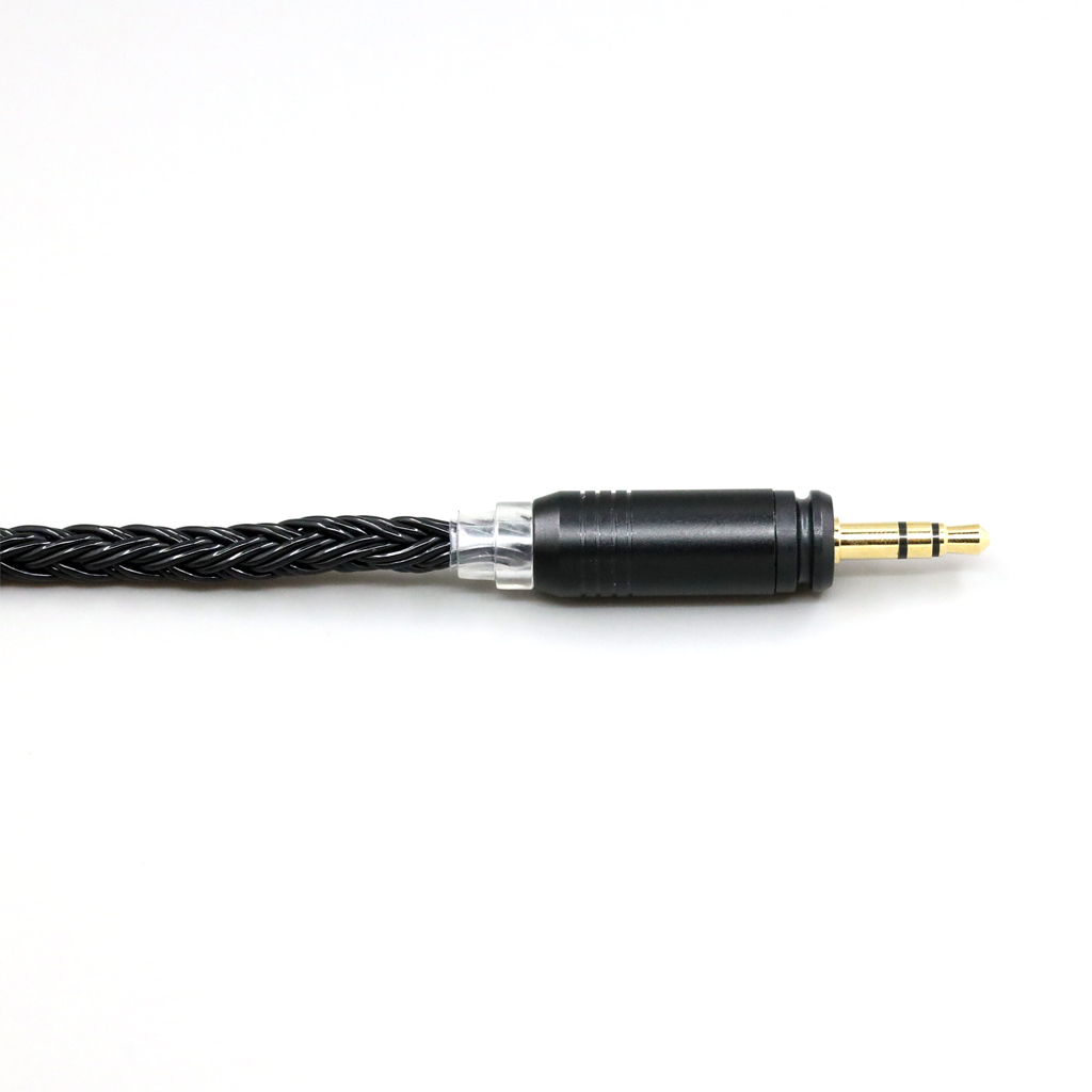 16 Core Black Braided Earphone Cable For Focal HADENYS Open-back Headphone